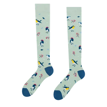 Dámské ponožky Dedoles Veselé podkolenky Zpívající ptáčci Velikost: 35-38