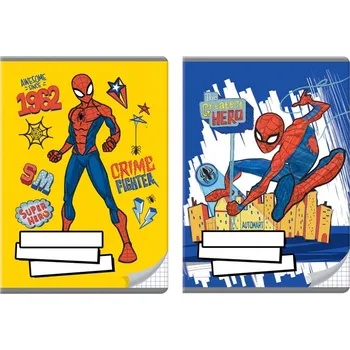 Sešit Sešit A5 Spiderman 32 listů, čtverečkovaný, sada 2ks