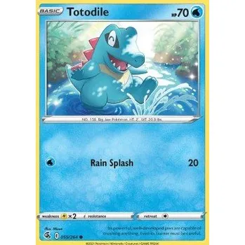 Volný čas Pokémon FST 055/264 Totodile - Fusion Strike Stav: Near Mint, Verze: NORMAL