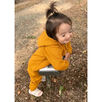 Kojenecký overall Kulišárny Rostoucí overal WAFLE MUSTARD VELIKOST: 68