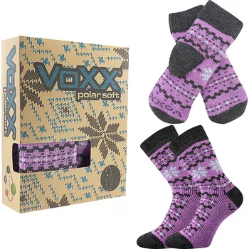 Dámské ponožky Dámský zimní set VoXX - Trondelag, fialová Barva: Fialová, Velikost: 35-38
