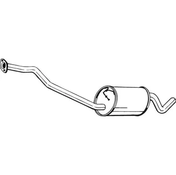 Tlumič výfuku Stredni tlumic vyfuku, 281-845