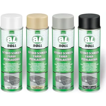 Barva ve spreji Rychleschnoucí základní barva ve spreji černá BOLL 500ml, 0010199