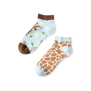 Pánské ponožky Dedoles Veselé kotníkové ponožky Roztomilá žirafa Velikost: 35-38