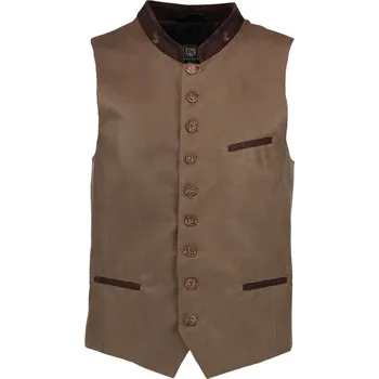 Pánská vesta Vesta ORBIS 423003-2697 středně hnědá vel. 52