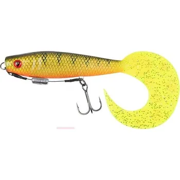 Rybářský háček Nástraha Fox Rage Pro Grub 12cm Loaded Natural Perch