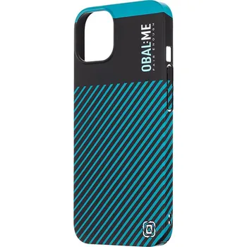 Pouzdro na mobilní telefon OBAL:ME Flossy Stripes Kryt pro Apple iPhone 13 Black/Teal