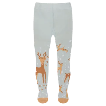 Dedoles Veselé dětské punčošky Sob ve sněhu Velikost: 4-5 y