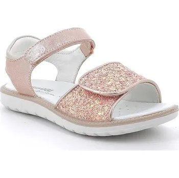Dívčí sandály Dětské kožené sandály Primigi růžová barva, PAL 78877 7887755.31.35 39X, EUR 33