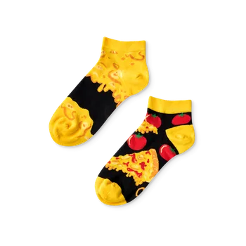Pánské ponožky Dedoles Veselé kotníkové ponožky Sýrová pizza Velikost: 39-42