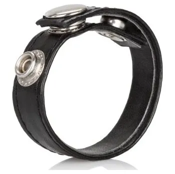 CalExotics Leather 3-Snap Ring