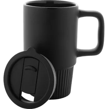 Reklamní Freyja cestovní hrnek, černá