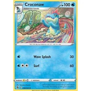 Volný čas Pokémon FST 056/264 Croconaw - Fusion Strike Stav: Near Mint, Verze: NORMAL