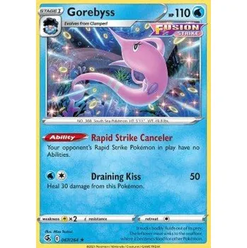 Volný čas Pokémon FST 067/264 Gorebyss - Fusion Strike Stav: Near Mint, Verze: NORMAL
