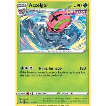 Volný čas Pokémon FST 014/264 Accelgor - Fusion Strike Stav: Near Mint, Verze: NORMAL