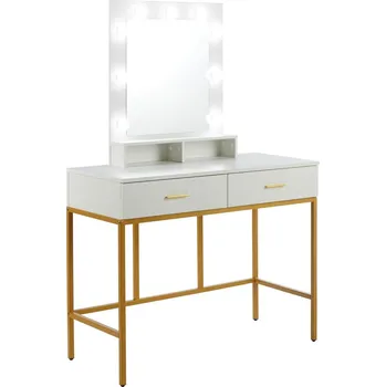 Toaletní stolek Nábytek PEGAS s.r.o. Toaletní stolek s osvětlením bílý T2-FXJG