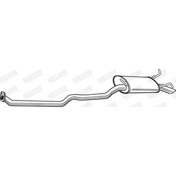 Tlumič výfuku Zadní tlumič výfuku, 23003