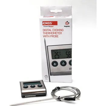 Udírna Digitální grilovací teploměr a minutka E2157