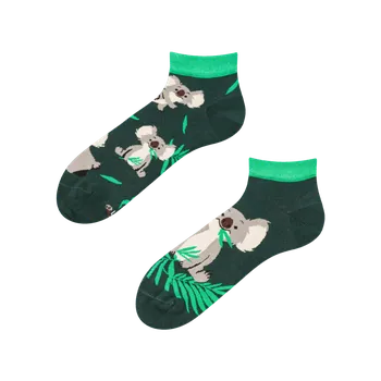 Pánské ponožky Dedoles Veselé kotníkové ponožky Koala a listy Velikost: 35-38