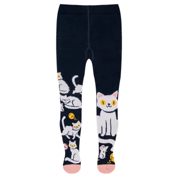 Dedoles Veselé dětské punčošky Hravé koťátko Velikost: 2-3 y