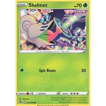 Volný čas Pokémon FST 013/264 Shelmet - Fusion Strike Stav: Near Mint, Verze: NORMAL