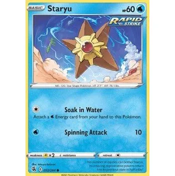 Sběratelská karetní hra Pokémon FST 052/264 Staryu - Fusion Strike Stav: Near Mint, Verze: NORMAL