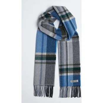 Šála ŠÁLA irská, Foxford Blue and Grey Lambswool Scarf