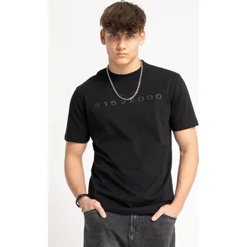 Reporter Young | Chlapecké černé tričko s kontrastním potiskem - Barva ČERNÁ, Velikost 182 251-0440B-31-100-1