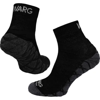 Pánské ponožky Ponožky Warg Endurance Merino Mid Velikost ponožek: 39-42 / Barva: černá