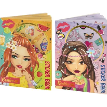 omalovánky Kniha se samolepkami Obleč si svou panenku A5