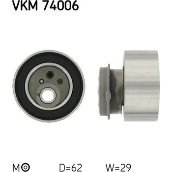 Napínací kladka, ozubený řemen, VKM 74006