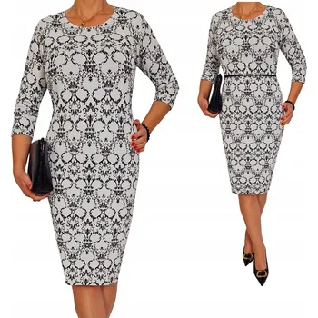 Dámské šaty Šaty elegantní svatební hostina společenská událost módní 40 42 44 46 48 50 52 54 56