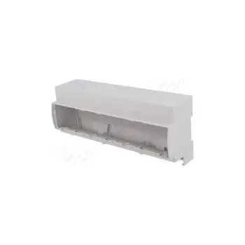 Rozvaděč Kryt na přípojnici DIN Y 91mm X 213mm Z 53mm ABS šedá