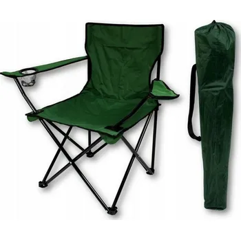 Zahradní nábytek Křeslo rybářské, 50 x 50 x 80 cm, zelená