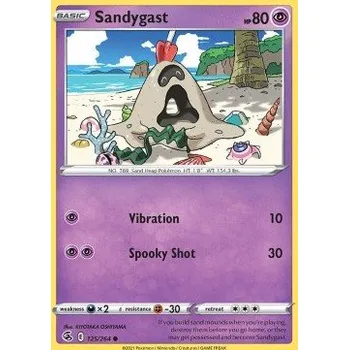 Volný čas Pokémon FST 125/264 Sandygast - Fusion Strike Stav: Near Mint, Verze: NORMAL