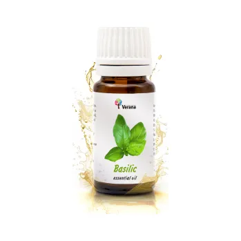 Vonný olej VERANA Esenciální olej Bazalka, 10 ml