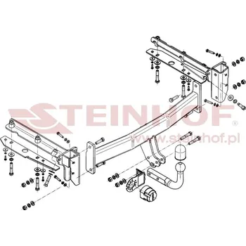Tažné zařízení Tažné zař.legacy/outback 03-09 /šrouby./, S-362