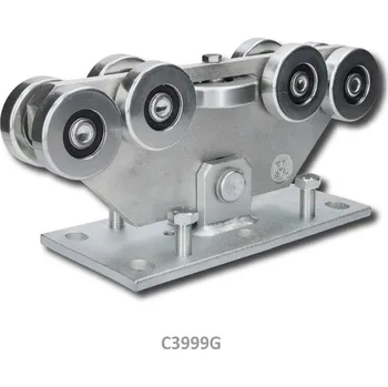 Pohon brány nosný vozík Grande C3999G - vozík posuvné samonosné brány 9 kolečkový, nosnost 1500 kg, pro profil 140 x 140 mm