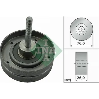 Vratna/vodici kladka, klinovy zebrovy remen, 532 0351 30