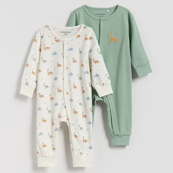 Reserved - Bavlněné pyžamo 2 pack - krémová - 256GG-01X - 256GG-01X-U62