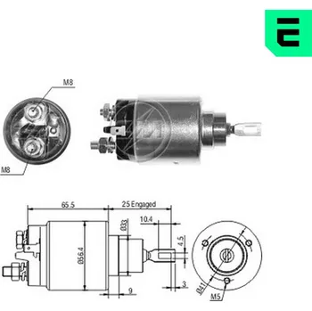 Startér Elektromagnetický spínač, startér, ZM2777