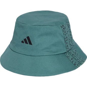 Klobouk ADIDAS Klobouk adidas Sportswear 3-Stripes Leopard Graphic Bucket MODRÁ|ČERNÁ