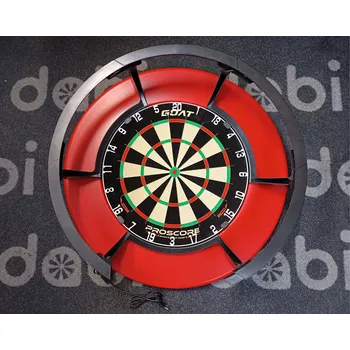 Terč na šipky Goat set TRIPLE - terč Proscore + okruží Red + Saturn 5/6