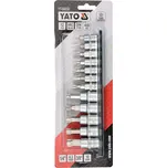 Zestaw kluczy torx secur na szynie 12cz, YT-04332