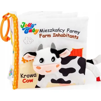 Senzorická knížka Obyvatelé farmy pro děti, 0 m+, Jolly Baby