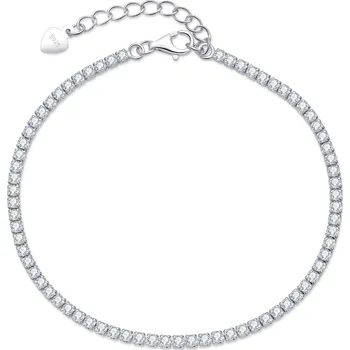 Náramek NUBIS NB-1272 stříbrný 17-20 cm