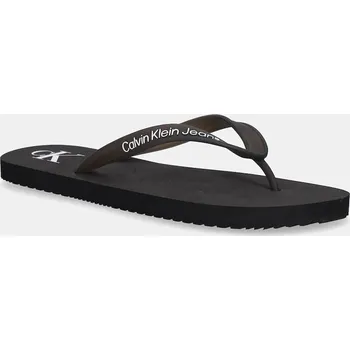 Dámská móda Žabky Calvin Klein Jeans BEACH SANDAL TRANSPARENT TPU YM0YM01267 černá 99X, EUR 40