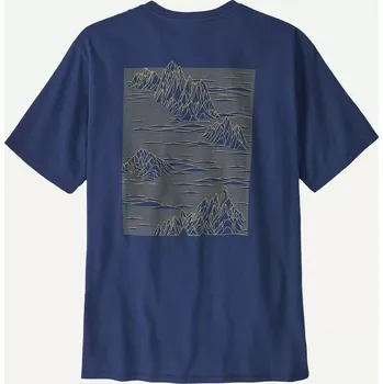 Patagonia Pánské triko Strataspire Responsibili-Tee®, Clement Blue - vel. S