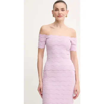 Dámská halenka Halenka Herve Leger Lainey dámská, fialová barva, hladká, SCJ1513588 40X, vel. M