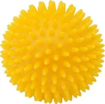 Kine-MAX Pro-Hedgehog Massage Ball - masážní míček ježek 9cm - žlutý Masážní míček pro uvolnění svalů a stimulaci prokrvení